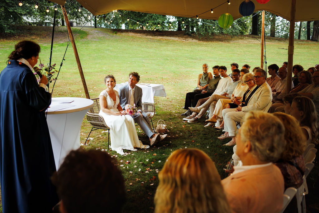 Trouwfoto Sanne en Jurgen Ceremonie